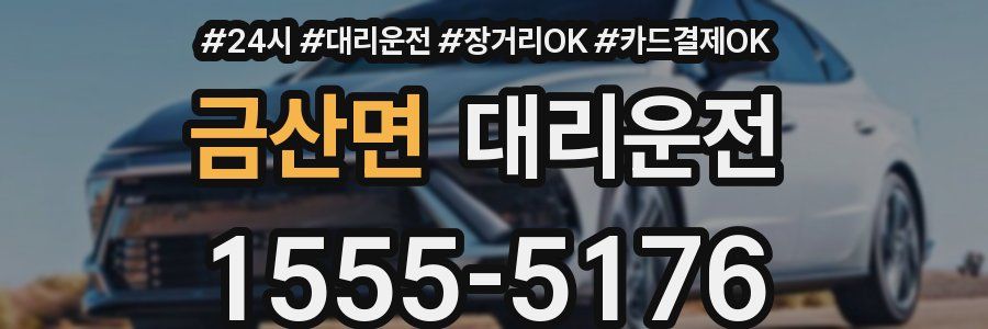 금산면 대리운전