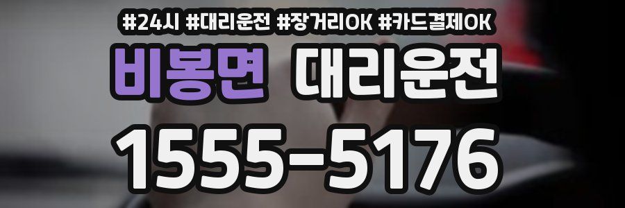 비봉면 대리운전