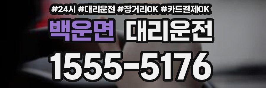 백운면 대리운전