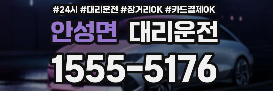 안성면 대리운전