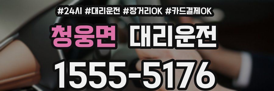 청웅면 대리운전