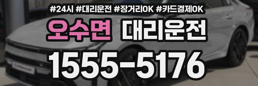 오수면 대리운전