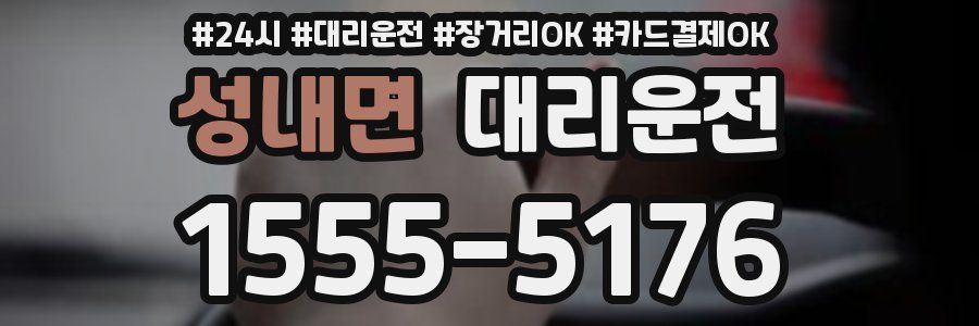 성내면 대리운전