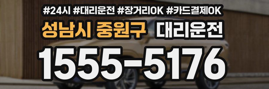 성남시 중원구 대리운전