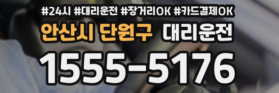안산시 단원구 대리운전