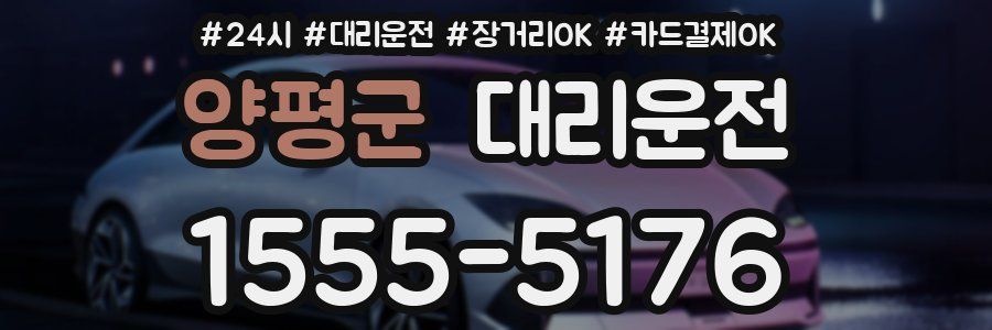 양평군 대리운전