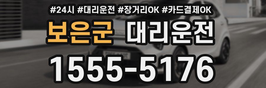 보은군 대리운전