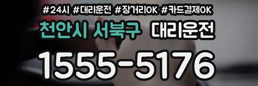 천안시 서북구 대리운전