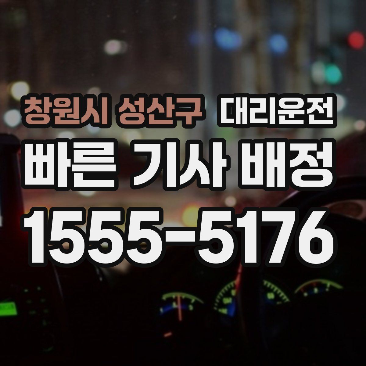 창원시 성산구 대리운전 면허 정지 기간 합법 귀가 동행