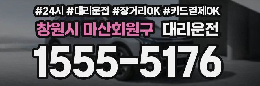 창원시 마산회원구 대리운전