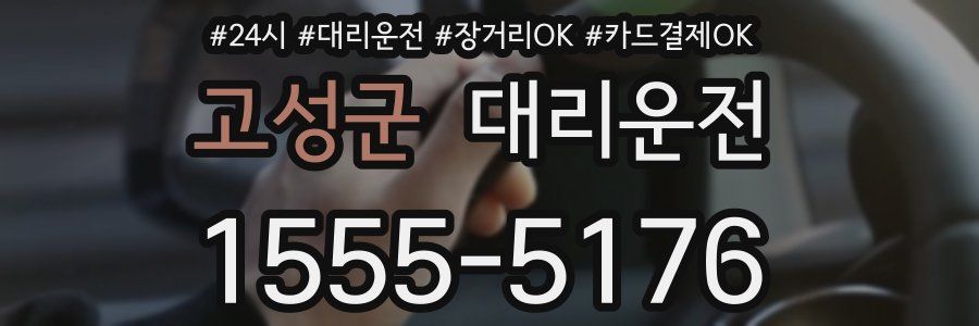 고성군 대리운전