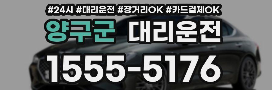 양구군 대리운전