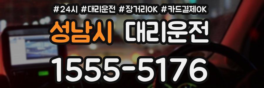 성남시 대리운전