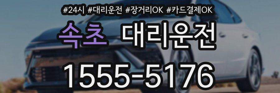 속초 대리운전