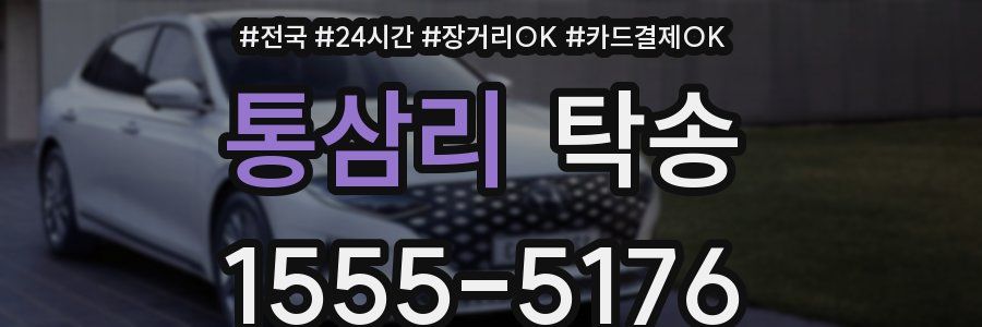 통삼리 탁송