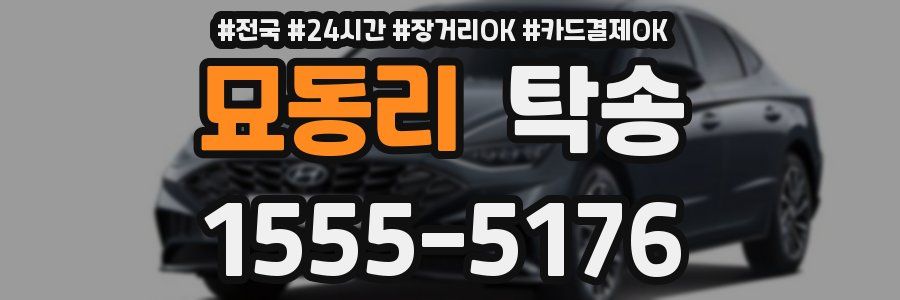 묘동리 탁송