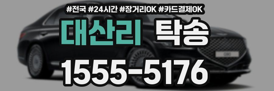 대산리 탁송
