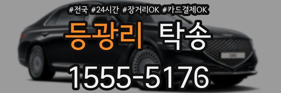 등광리 탁송
