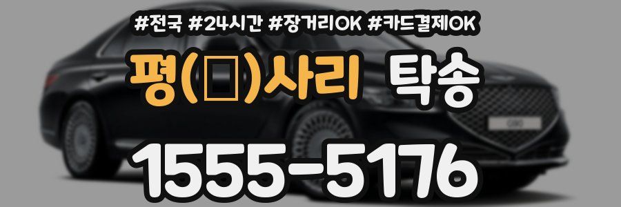 평(平)사리 탁송
