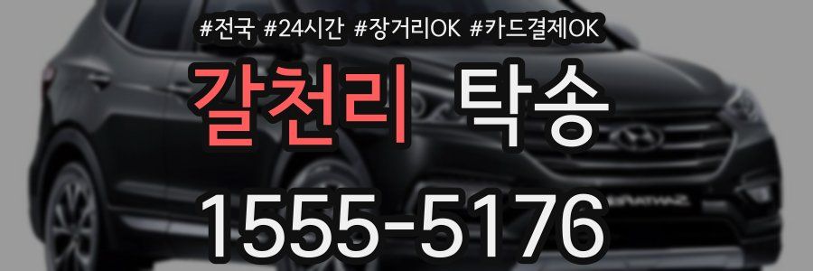 갈천리 탁송