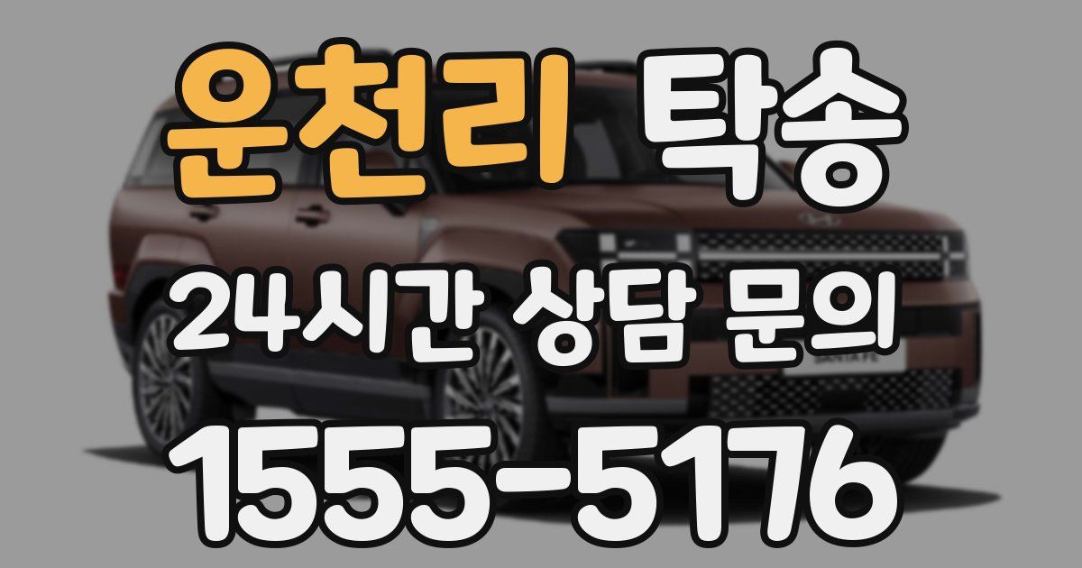 탁송 서비스