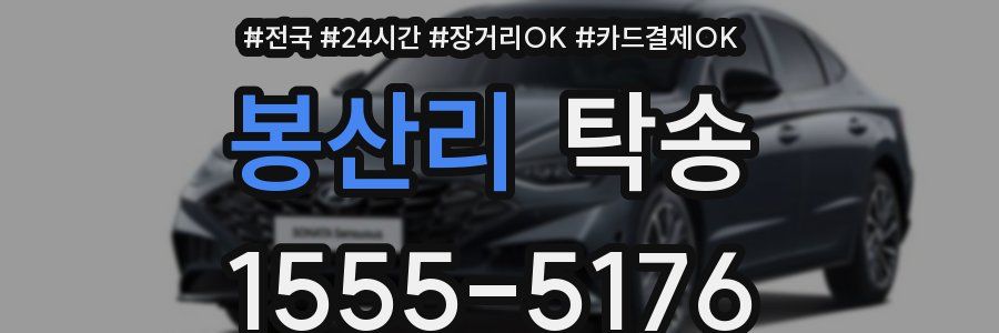 봉산리 탁송