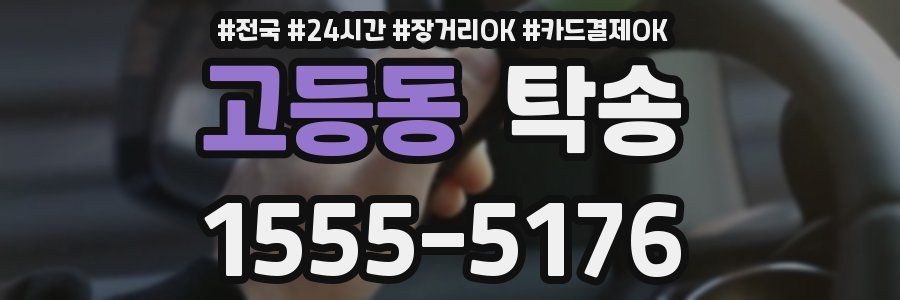 고등동 탁송