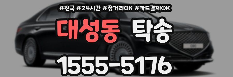 대성동 탁송