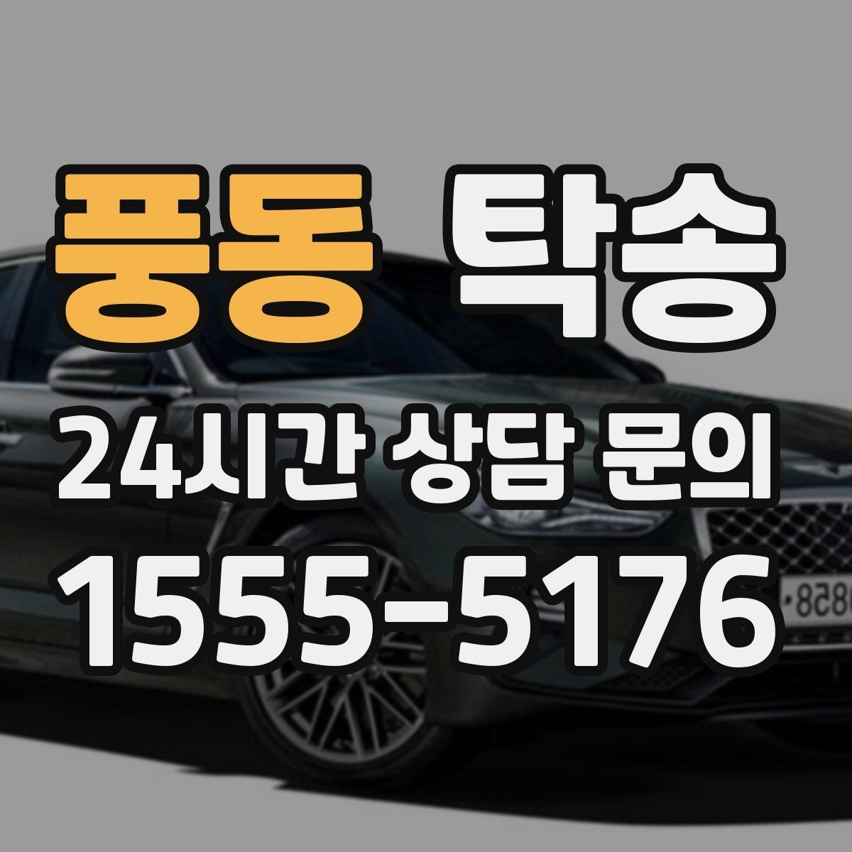 풍동 탁송 전시장 뒷문 동선까지 체크하고 접근