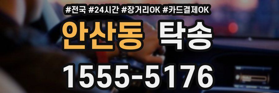 안산동 탁송