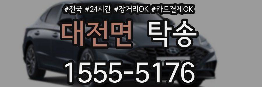 대전면 탁송
