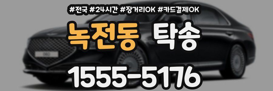 녹전동 탁송
