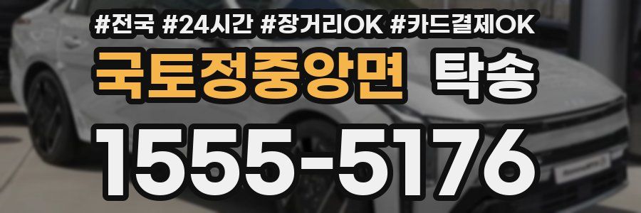 국토정중앙면 탁송