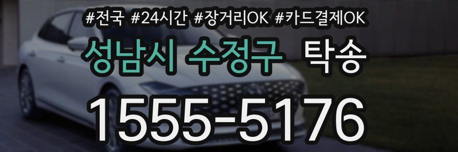 성남시 수정구 탁송