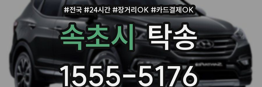속초시 탁송