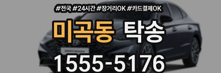미곡동 탁송