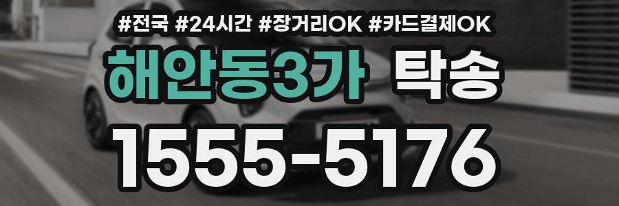 해안동3가 탁송