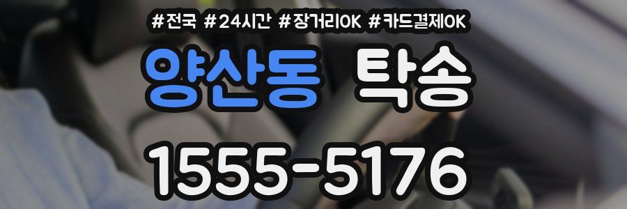 양산동 탁송