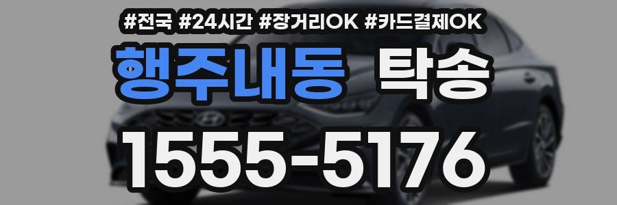 행주내동 탁송