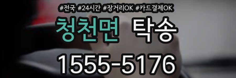 청천면 탁송