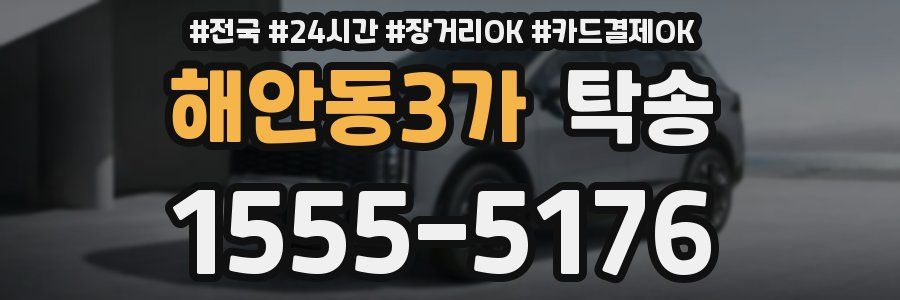 해안동3가 탁송