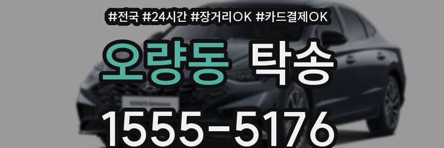 오량동 탁송