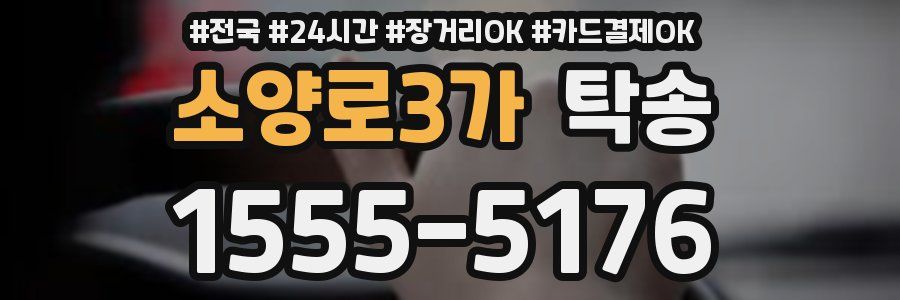 소양로3가 탁송