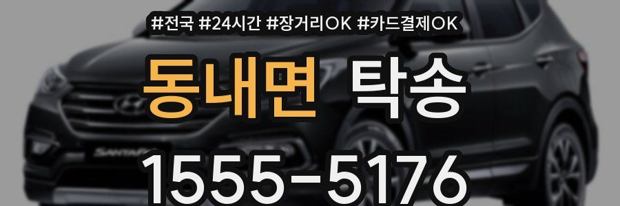 동내면 탁송