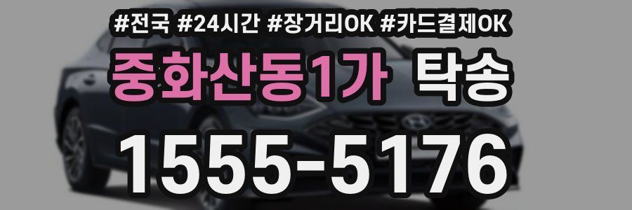 중화산동1가 탁송