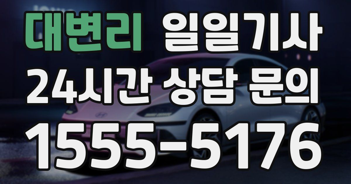 일일대리기사