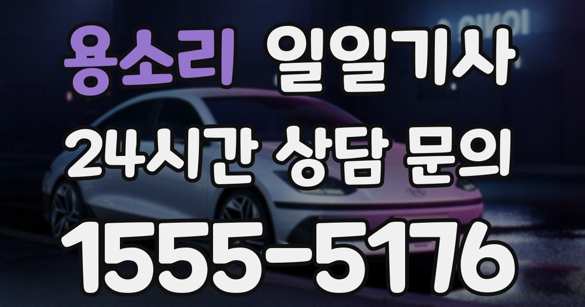일일대리기사