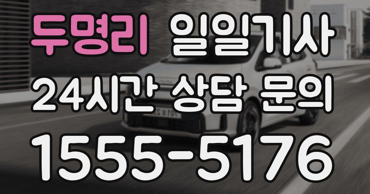 일일대리기사
