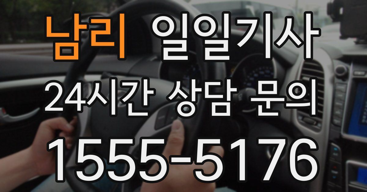 일일대리기사