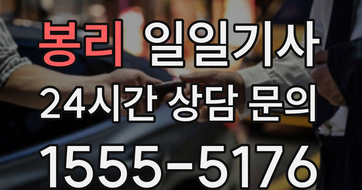 일일대리기사